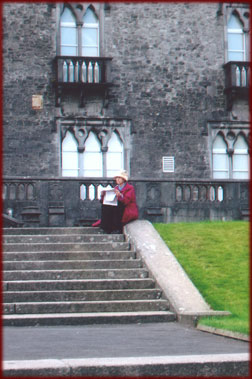 Nancy Karlson at KilKenny Castle in KilKenny City Ireland June 2011