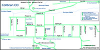 map of Collbran Colorado